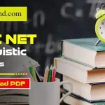 UGC NET Linguistic Syllabus